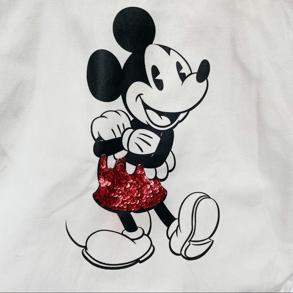 Mickey Mouse Sequin Tote Bag - Picture 2 of 9